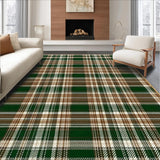 Ultra Soft Area Rug, Non Slip, Stain Resistant, Washable Area Rugs for Living Room, Bedroom, Charming Cabin Pine Tree Design(Brown)