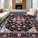 Modern Elegant Floral Geometry(Black)