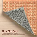 Elegant Vibrant Geometric Motif(Beige)