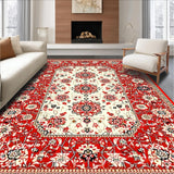 Luxurious Distressed Lattice Style(Red)