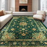 Luxe Distressed Geometric Visual Appeal(Green)