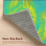 Captivating Fluid Motion Geometry(Blue)