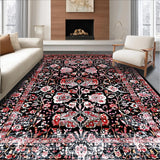 Whimsical Vintage Blossom Composition(Black)