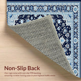 Intricate Vintage Geometric Area with Elegant Design(Blue)