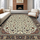 Area with Timeless Oriental Design and Rich Textures(Ivory)