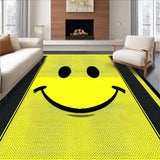 Ultra Soft Area Rug, Non Slip, Stain Resistant, Washable Area Rugs for Living Room, Bedroom, Elegant Monochrome Patterned Rug(Yellow)