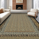 Ultra Soft Area Rug, Non Slip, Stain Resistant, Washable Area Rugs for Living Room, Bedroom, Lively Urban Safari Style(Brown)