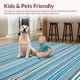 Cozy Coastal Stripe Aesthetic(Blue)