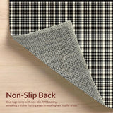 Elegant Black Beige Tiled Arrangement(Black)