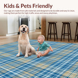 Elegant Blue Trellis Aesthetic(Beige)