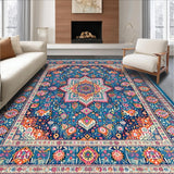 Eclectic Vintage Medallion Motif(Blue)