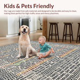 Chic Monochrome Graphic Statement(Beige)