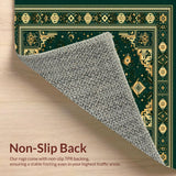 Luxurious Abstract Ogee Imprint(Green)