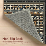 Trendy Black and White Medallion(Beige)