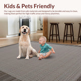 Inviting Cozy Neutral Geometric Look(Gray)