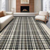 Farmhouse Abstract Black and Beige Design(Beige)