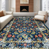 Chic Colorful Paisley Motif(Blue)