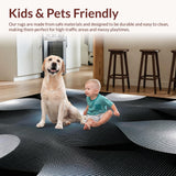 Chic Contemporary Illusion Motif(Black)