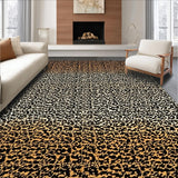 Luxurious Leopard Print Motif(Black)
