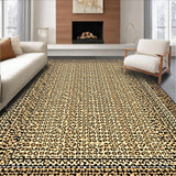 Ultra Soft Area Rug, Non Slip, Stain Resistant, Washable Area Rugs for Living Room, Bedroom, Contemporary Khaki Wild Pattern(Beige)