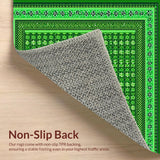 Traditional Plaid and Clover Fusion(Green)