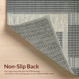 Contemporary Black Checkerboard Elegance(Black)