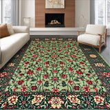 Art Nouveau Inspired Floral Elegance(Green)