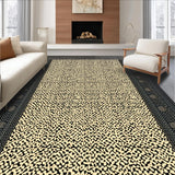 Ultra Soft Area Rug, Non Slip, Stain Resistant, Washable Area Rugs for Living Room, Bedroom, Chic Cheetah Print Fusion(Beige)