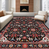 Artful Colorful Medallion Composition(Black)