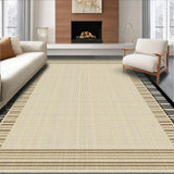 Stylish Black Tan Geometric Motif(Beige)