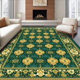 Ultra Soft Area Rug, Non Slip, Stain Resistant, Washable Area Rugs for Living Room, Bedroom, Modern Abstract Beige/Black Animal Print(Green)