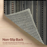 Cozy Minimalist Patterned Mat(Black)