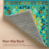 Elegant Blue Tone Geometric Weave(Blue)