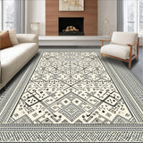 Chic Rustic Tiled Patterned(Beige)