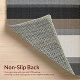 Contemporary Two Tone Stripe Fusion(Gray)