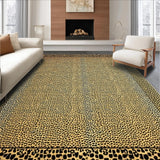 Ultra Soft Area Rug, Non Slip, Stain Resistant, Washable Area Rugs for Living Room, Bedroom, Dynamic Animal Print Visual Charm(Beige)