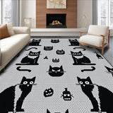 Charming Quirky Feline Art(Black)