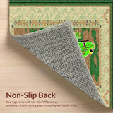 Distinctive Artistic Alligator Motif(Green)