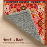 Contemporary Colorful Medallion Design(Red)