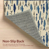 Rustic Earthy Fish Imagery(Beige)