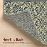Ultra Soft Area Rug, Non Slip, Stain Resistant, Washable Area Rugs for Living Room, Bedroom, Boho Taupe Living Room Non-Slip Low Pile Rug(Beige)