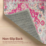 Chic Distressed Abstract Motif(Pink)
