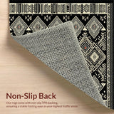 Chic Retro Trellis Aesthetic(Black)