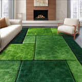Nature Inspired Floral Shag Style(Green)