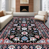 Luxurious Dappled Floral Composition(Black)