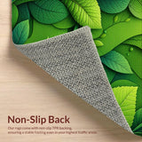 Ultra Soft Area Rug, Non Slip, Stain Resistant, Washable Area Rugs for Living Room, Bedroom, Cottagecore Green Moss Bathroom Mat Non-Slip Absorbent(Green)