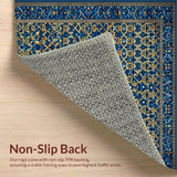 Geometric Blue Earth Tone Harmony(Blue)