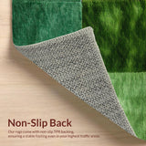 Ultra Soft Area Rug, Non Slip, Stain Resistant, Washable Area Rugs for Living Room, Bedroom, Soft Grass-Like Dorm Room Aesthetic Carpet(Green)