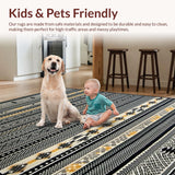 Chic Abstract Black and White(Black)