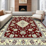 Luxurious Burgundy and Ivory Motif(Red)